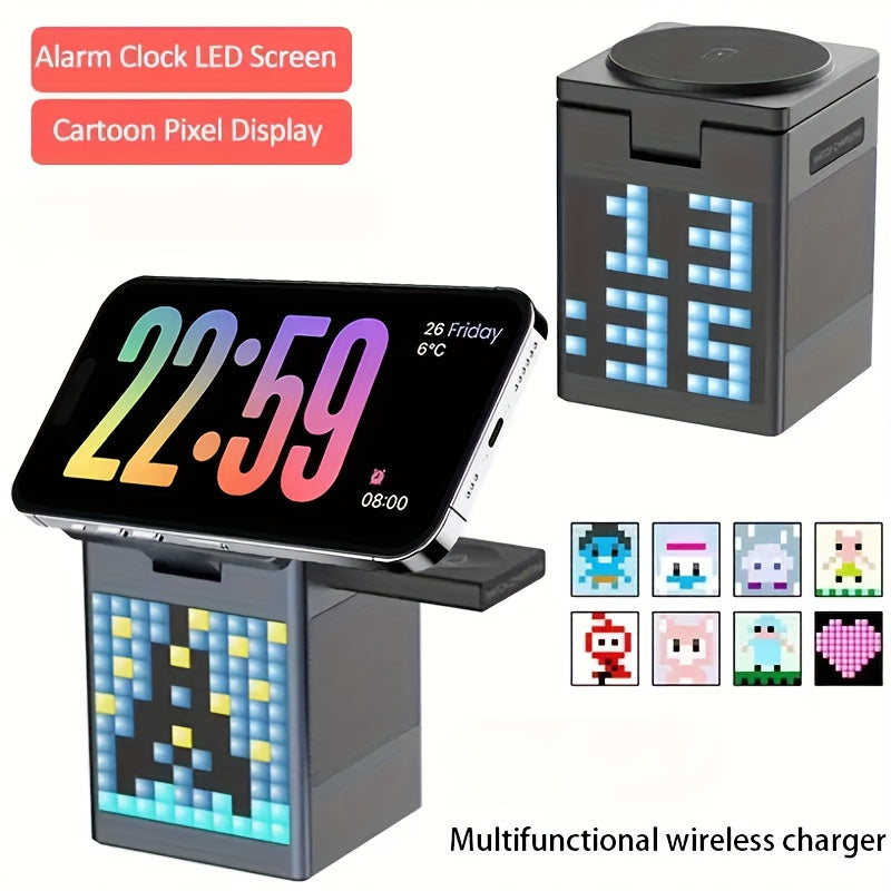 Multi-Function Phone Holder With Ambient Light, Speaker And Wireless Charging Function